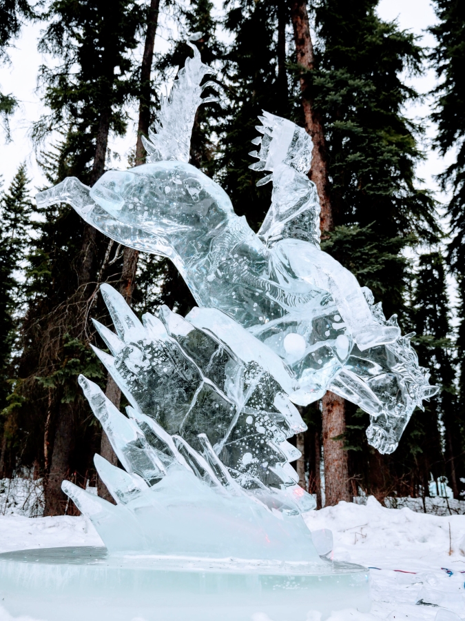 Fairbanks Ice Sculptures 2024 - Gabi Pammie